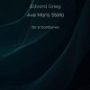 Edvard Grieg: Ave Maris Stella for trombone sextet sheet music cover image