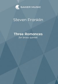 Steven Franklin: Three romances for brass_quintet sheet music product cover image