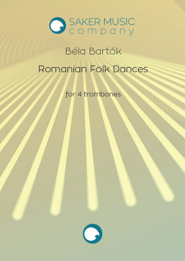 Bela Bartók Romanian Folk Dances Full Score sheet music cover