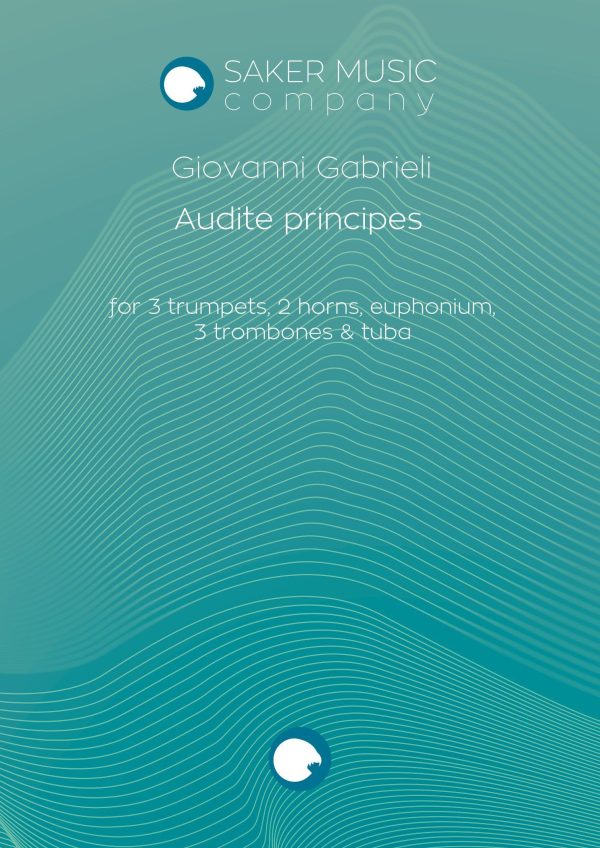 Gabrieli Audite Principies sheet music for brass ensemble