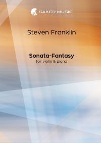 Steven Franklin Sonata fantasy for violin and piano sheet music cover page